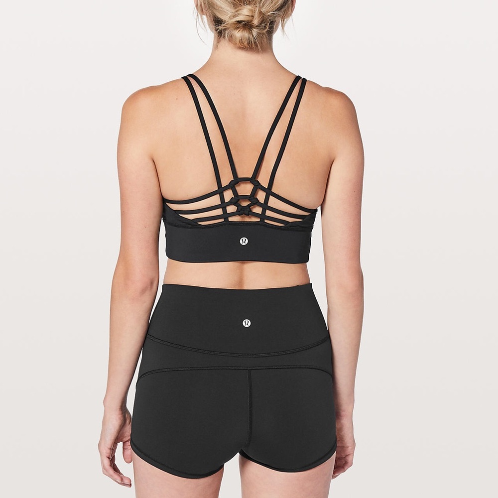 Lululemon Uncaged Black Bra